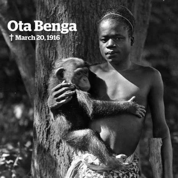 Ota Benga With A Chimp