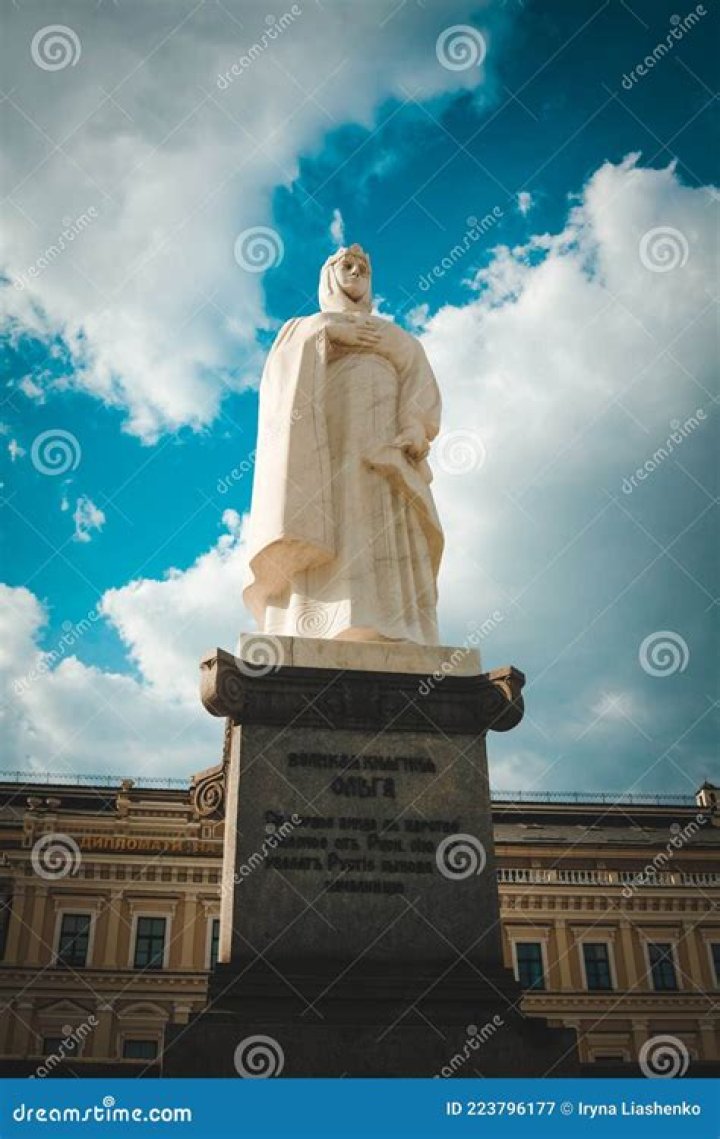 Princess Olga Monument In Kyiv