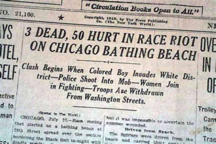 Race Riot Headline