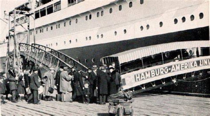 Refugees Boarding The St. Louis