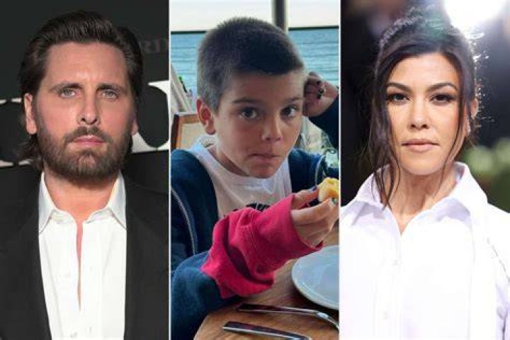 Reign Disick with his dads car