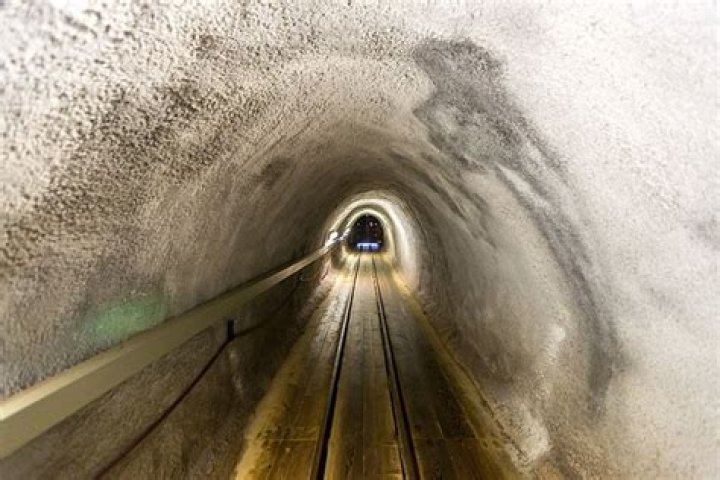 Salt Mine Excavation In Austria