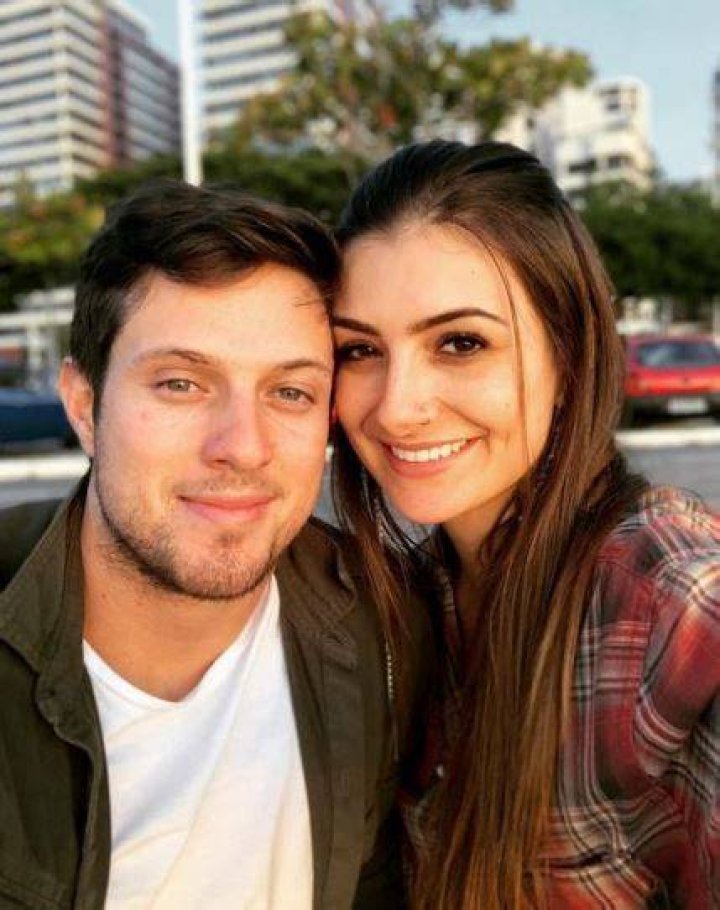 Sarah Caus with her boyfriend