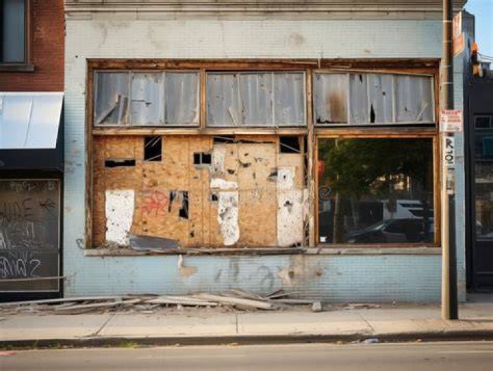 Signs On Boarded La Buildings