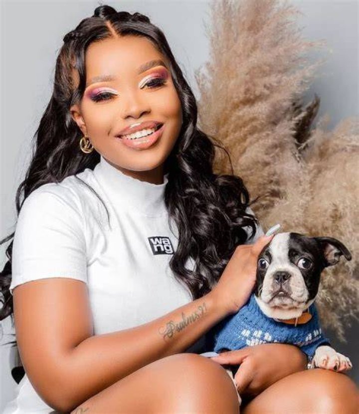 Sithelo Shozi has a pet dog