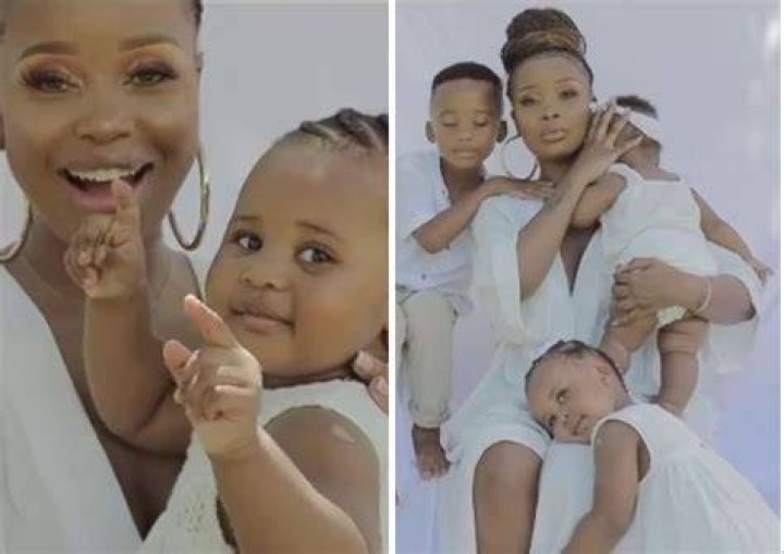 Sithelo Shozi with her kids