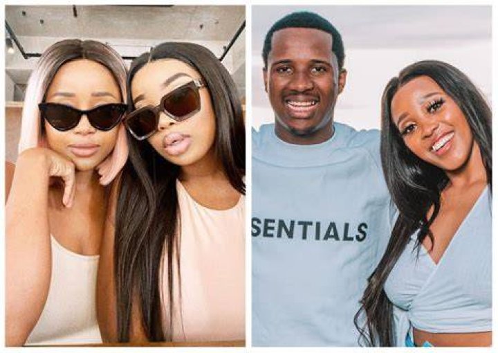 Sithelo Shozi with her sister