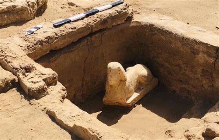 Small Sphinx Found At Dendera