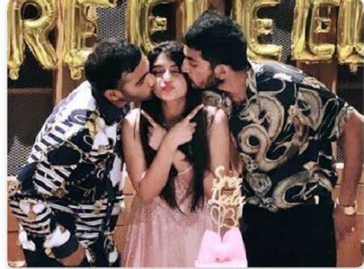 Sreeleela with her two brothers
