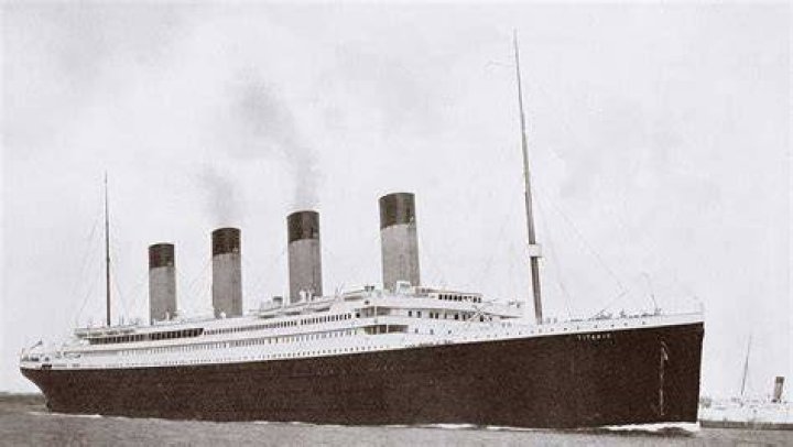 The Titanic sets sail in Southampton