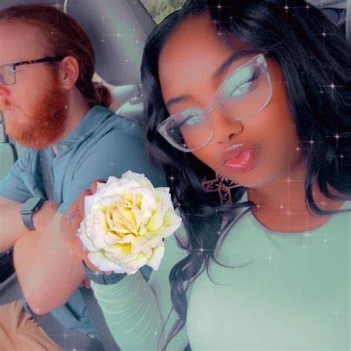 Tiara Renee with her pet