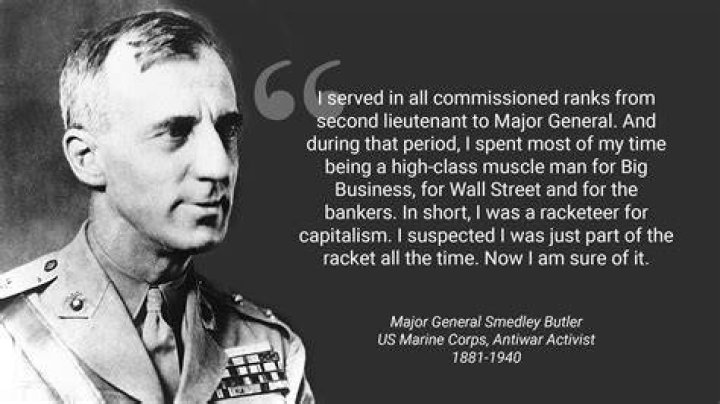 True Conspiracies Smedley Butler