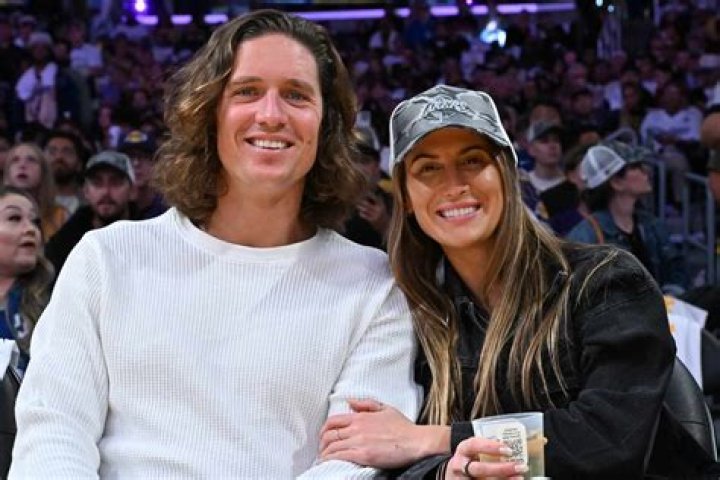 Tyler Allen with his wife