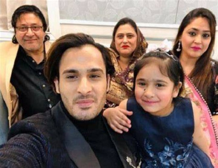 Umar Riaz with his sister Mahvish Riaz