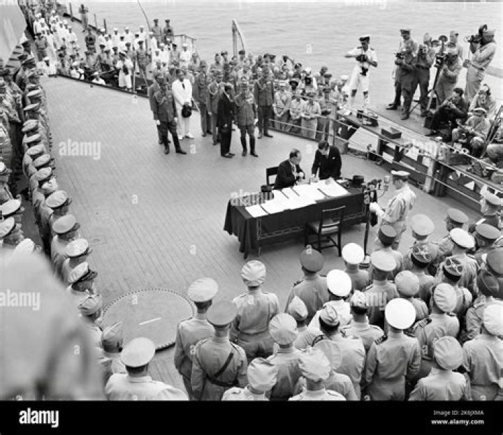USS Missouri Surrender Ceremony