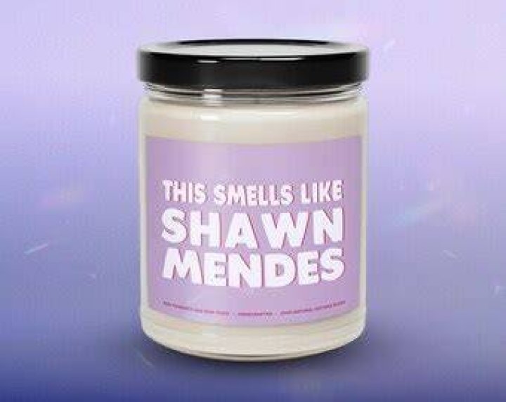 What candle smells like Shawn Mendes?