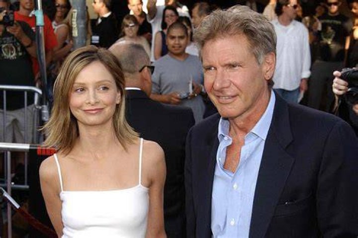 When did Harrison Ford divorce his first wife?