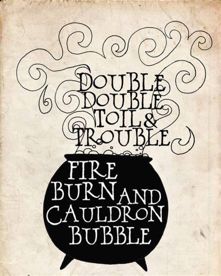 Where is Double Double Toil and Trouble in Macbeth?