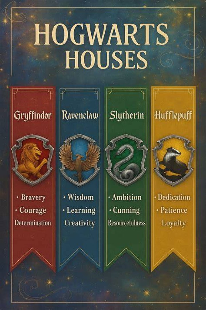 Which is the rarest house in Harry Potter?